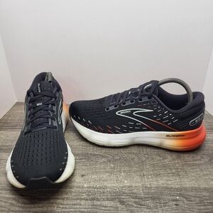 Brooks Glycerin 20 Women's Size 10 Sneakers Black Orange Road Running Shoes